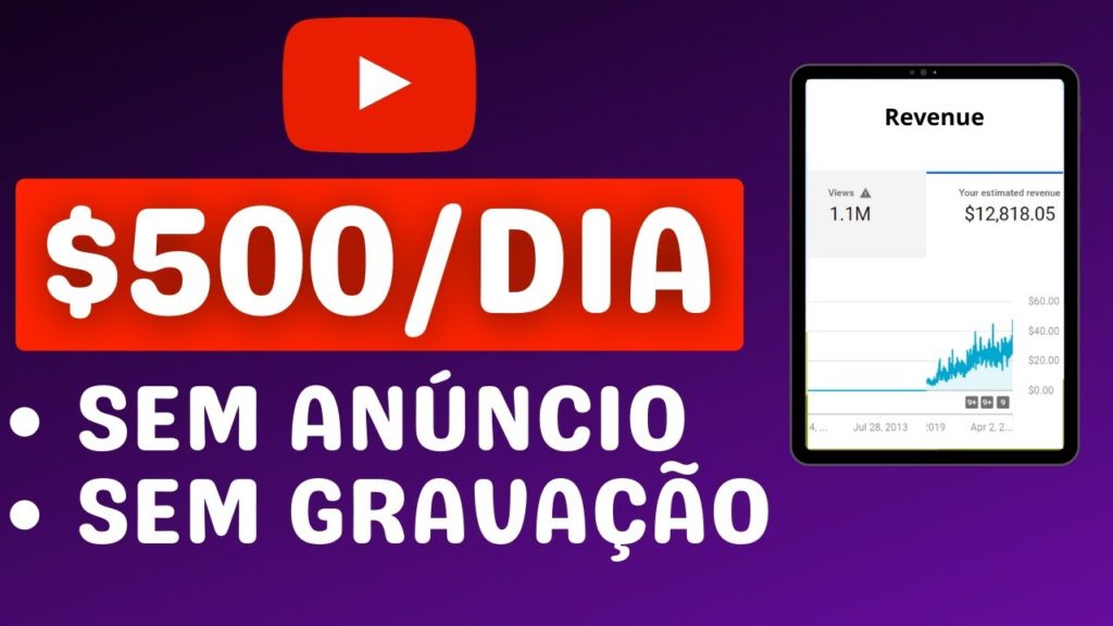 Ganhe dinheiro no youtube blog do Tiago Oliver